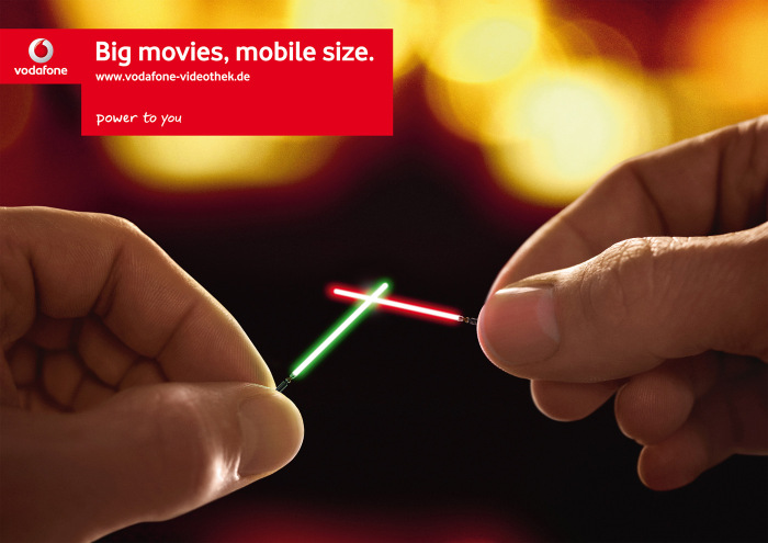 Publicidad de Star Wars en Vodafone