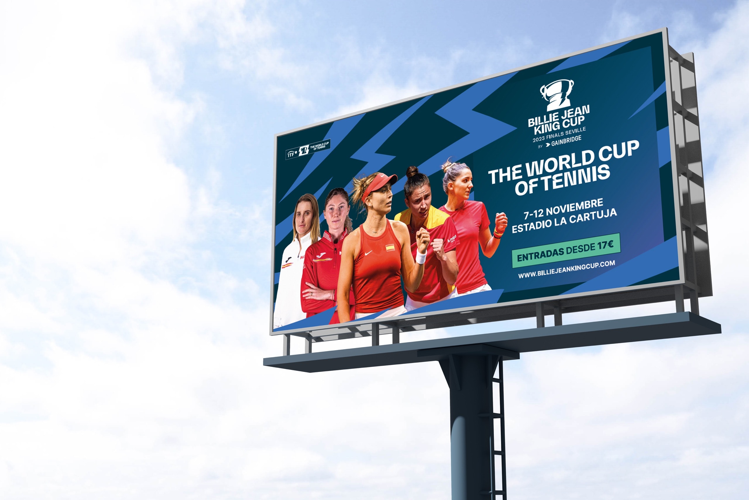 Vallas Publicitarias de carretera world cup of tennis