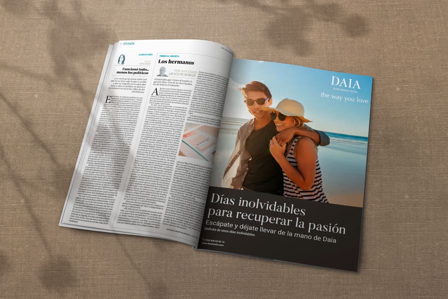 Publicidad revista daia