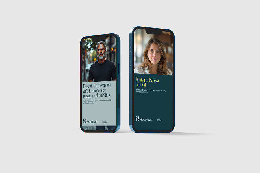 Campaña de estética facial en Google Search PMax y META para Hospiten